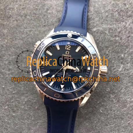 Replica Omega Seamaster Planet Ocean 600M 45.5MM 232.92.46.21.03.001 OM Stainless Steel Blue Dial Swiss 8500