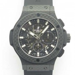 Replica Hublot Big Bang 44MM Full Carbon Fiber 3A Carbon Fiber Skeleton Dial Swiss HUB4100