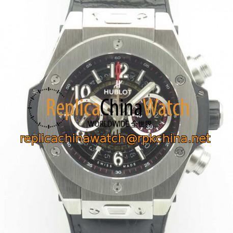 Replica Hublot Big Bang Unico Magic Sapphire 411.JX.1170.RX 3A Stainless Steel Skeleton Dial Swiss HUB1242