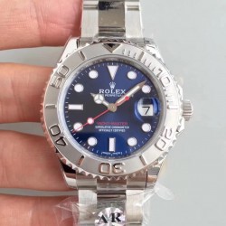 Replica Rolex Yacht-Master 37 268622 AR Stainless Steel 904L Blue Dial Swiss 3135