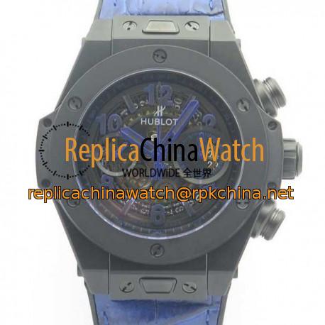 Replica Hublot Big Bang Unico Black Magic 411.CI.1170.RX 3A Ceramic Skeleton Dial Swiss HUB1242