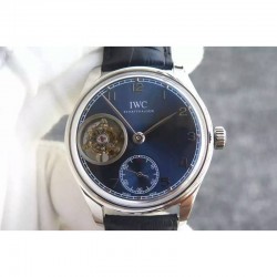 Replica IWC Portugieser Tourbillon IW5463 YL Stainless Steel Blue Dial Swiss 63783