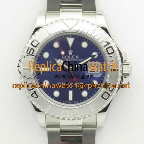 Replica Rolex Yacht-Master 40 116622 GM Stainless Steel 904L Blue Dial Swiss 2836-2