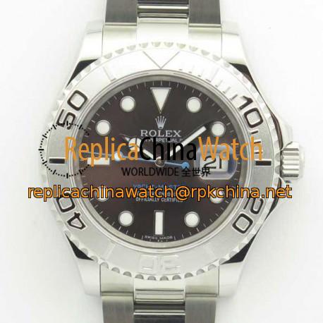 Replica Rolex Yacht-Master 40 116622 GM Stainless Steel 904L Black Dial Swiss 2836-2