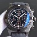 Replica Breitling Chronomat 44 Blacksteel MB0111C3/BE35 GF PVD Black Dial Swiss 7750