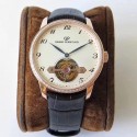 Replica Girard Perregaux 1966 Tourbillon Sous Pont D'Or 99535-52-131-BKBA N Rose Gold & Diamond White Dial Swiss Tourbillon