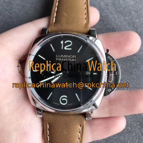 Replica Panerai Luminor Due 3 Days Date Acciao PAM904 VS stainless Steel Black Dial Swiss OP XXXIV