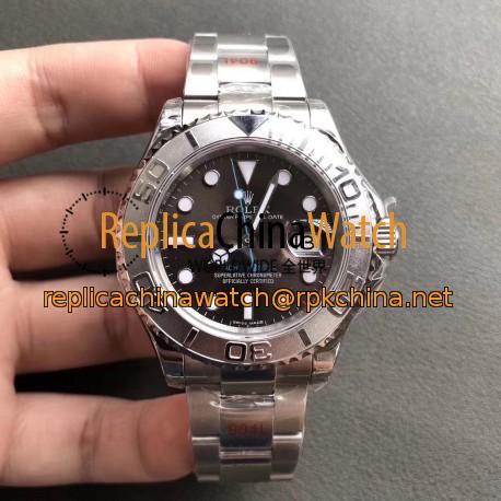 Replica Rolex Yacht-Master 40 116622 GM Stainless Steel 904L Black Dial Swiss 3135