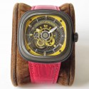 Replica SevenFriday P3B/03 Racing Team Yellow SV PVD Yellow Dial Miyota 82S7