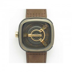 Replica SevenFriday M2/02 SV PVD Brown Dial Miyota 8215