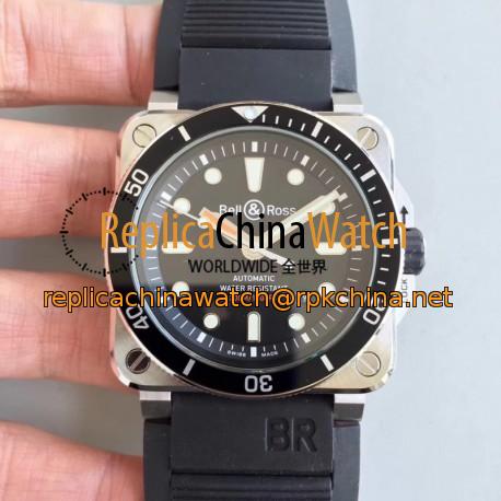 Replica Bell & Ross BR 03-92 Diver N V2 Stainless Steel Black Dial M9015