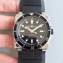 Replica Bell & Ross BR 03-92 Diver N V2 Stainless Steel Black Dial M9015