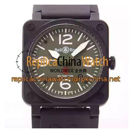 Replica Bell & Ross BR 03 92 Ceramic Black Dial M9015