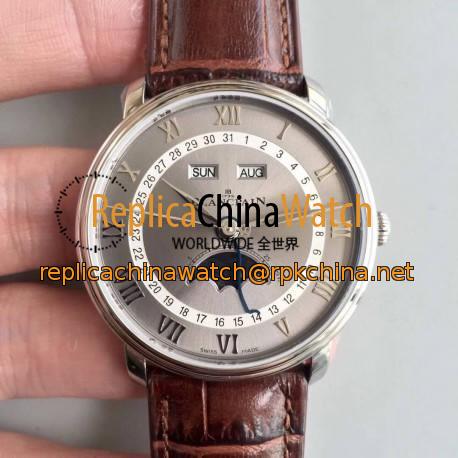 Blancpain Villeret 6654-1113-55B OM V2 Stainless Steel Grey Dial Swiss 6654