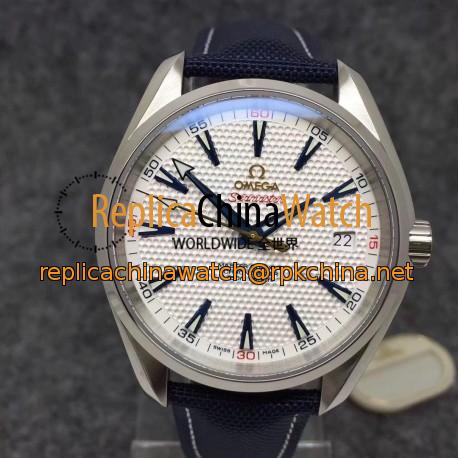 Replica Omega Seamaster Aqua Terra Ryder Cup Edition 231.10.42.21.02.005 VS Stainless Steel White Dial Swiss 8500