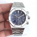 Replica Audemars Piguet Royal Oak Chronograph 26320 OM Stainless Steel Blue Dial Swiss 7750