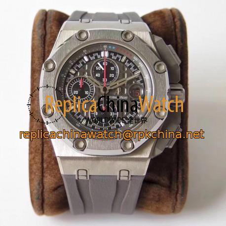 Replica Audemars Piguet Royal Oak Offshore Michael Schumacher 26568IM.OO.A004CA.01 JF V8 Titanium Anthracite Dial Swiss 3126