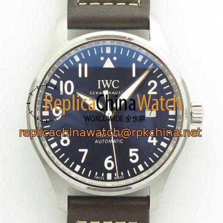 Replica IWC Pilot Mark XVIII Le Petit Prince IW327010 MKS V2 Stainless Steel Blue Dial M9015