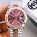 Replica Rolex Datejust II 116333 41MM KS Stainless Steel & Rose Gold Purple Dial Swiss 2836-2