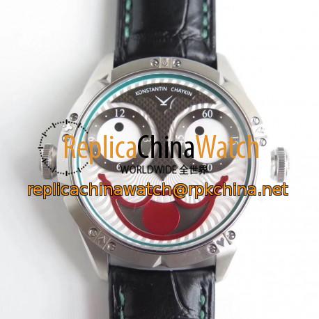 Replica Konstantin Chaykin Joker N Stainless Steel White & Green Joker Dial Seiko NH35A