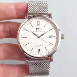 Replica IWC Portofino Automatic IW356505 MK Stainless Steel White Dial Swiss 2892