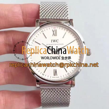 Replica IWC Portofino Automatic IW356505 MK Stainless Steel White Dial Swiss 2892