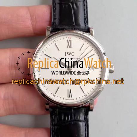 Replica IWC Portofino Automatic IW356501 MK Stainless Steel White Dial Swiss 2892