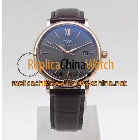 Replica IWC Portofino Automatic IW356511 MK Rose Gold Anthracite & Gold Dial Swiss 2892