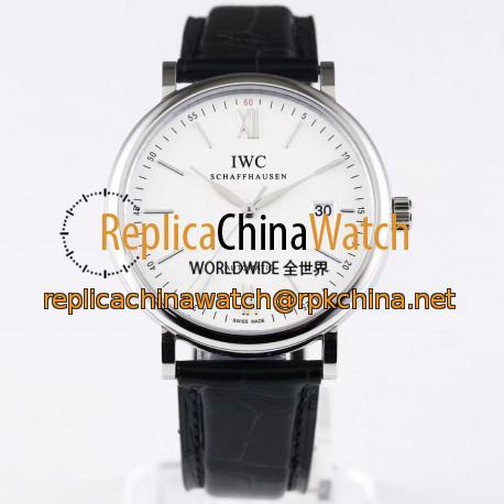 Replica IWC Portofino Automatic IW356501 AF Stainless Steel White Dial Swiss 2892