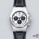 Replica Girard Perregaux Laureato Chronograph 42MM 81020-11-131-BB6A TWA Stainless Steel White Dial Swiss 7750