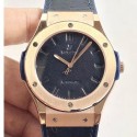 Replica Hublot Classic Fusion Berluti Scritto 511.OX.0500.VR.BER16 SR V2 Rose Gold Blue Leather Dial Swiss HUB1100