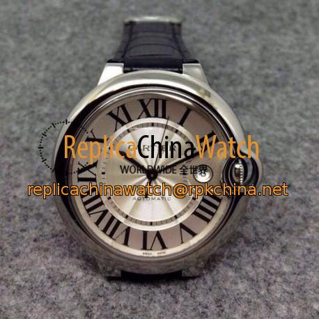 Replica Cartier Ballon Bleu 36MM Stainless Steel Silver Dial Swiss 2824-2