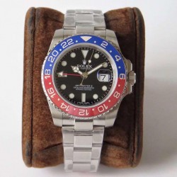 Replica Rolex GMT-Master II 116719BLRO DJ Stainless Steel Black Dial Swiss 2836-2