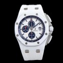 Replica Audemars Piguet Royal Oak Offshore 26402CB.OO.A010CA.01 JF V2 White Ceramic White Dial Swiss 3126