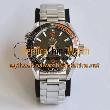 Replica Omega Seamaster Planet Ocean 600M 43.5MM 215.30.44.21.01.002 VS Stainless Steel Black Dial Swiss 8900