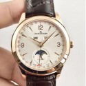 Replica Jaeger-LeCoultre Master Calendar 1552520 OM Rose Gold Silver Dial Swiss Caliber 866/1