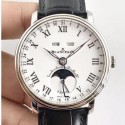 Blancpain Villeret Quantieme Complet 8 Jours 6639-3437-55B OM Stainless Steel White Dial Swiss 6639