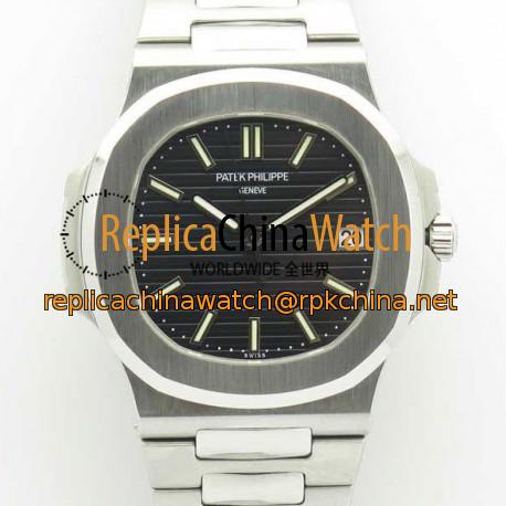 Replica Patek Philippe Nautilus 5711 MK V6 Stainless Steel Black Dial Swiss 324SC