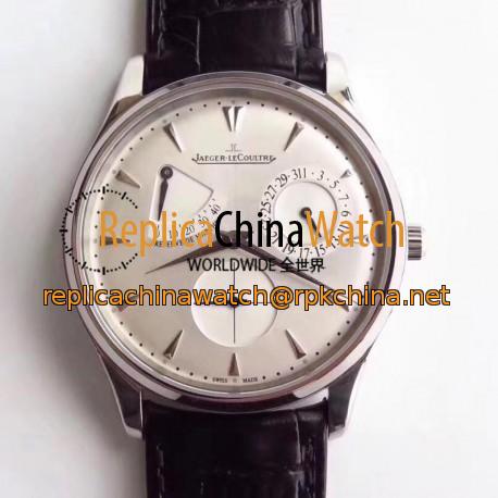 Replica Jaeger-LeCoultre Master Ultra Thin Reserve De Marche 1378420 SW Stainless Steel Silver Dial Swiss Caliber 938A/1