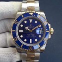 Replica Rolex Submariner Date 116613LB N V8S 24K Yellow Gold Wrapped & Stainless Steel Blue Dial Swiss 3135