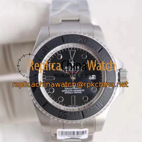 Replica Rolex DEEPSEA Phantom Prohunter 116660 BP Stainless Steel Black Dial Swiss 2836-2