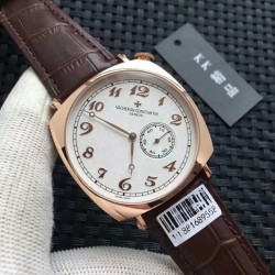 Replica Vacheron Constantin Historiques American 1921 82035/000R-9359 KK Rose Gold White Dial  Swiss 4400