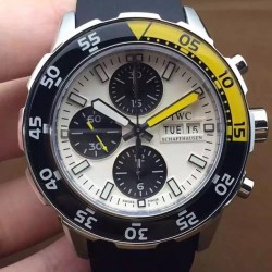 Replica IWC Aquatimer IW3767 Stainless Steel White Dial Swiss 7750