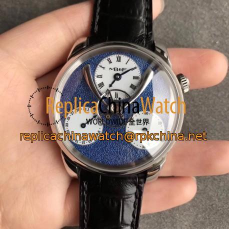 Replica MB&F Legacy Machine Split Escapement Blue 03.WL.FBL CYF Stainless Steel Blue Dial Swiss LM2