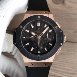 Replica Hublot Big Bang Gold Ceramic 301.PM.1780.RX HBB V6 Rose Gold Carbon Fiber Dial Swiss HUB4100