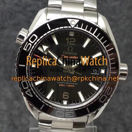 Replica Omega Seamaster Planet Ocean 600M 232.30.44.22.01.001 43.5MM VS Stainless Steel Black Dial Swiss 8900