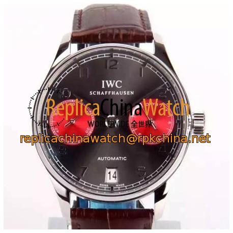 Replica IWC Portuguese IW500702 Power Reserve Stainless Steel Black Dial Swiss IWC 52010