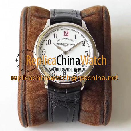 Replica Vacheron Constantin Historiques Chronometre Royal 1907 86122/000R-9362F GS Stainless Steel White Dial Swiss 2460 SCC