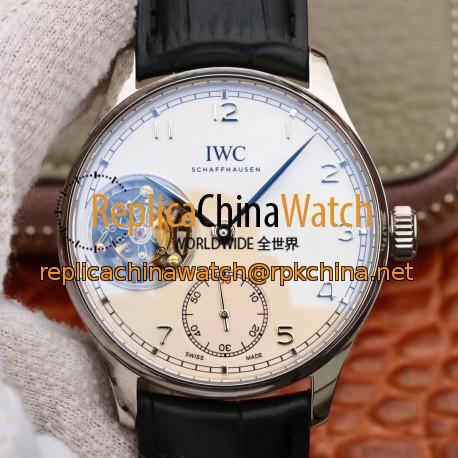 Replica IWC Portugieser Tourbillon IW546301 ZF Stainless Steel White Dial Swiss Tourbillon