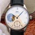 Replica IWC Portugieser Tourbillon IW546301 ZF Stainless Steel White Dial Swiss Tourbillon